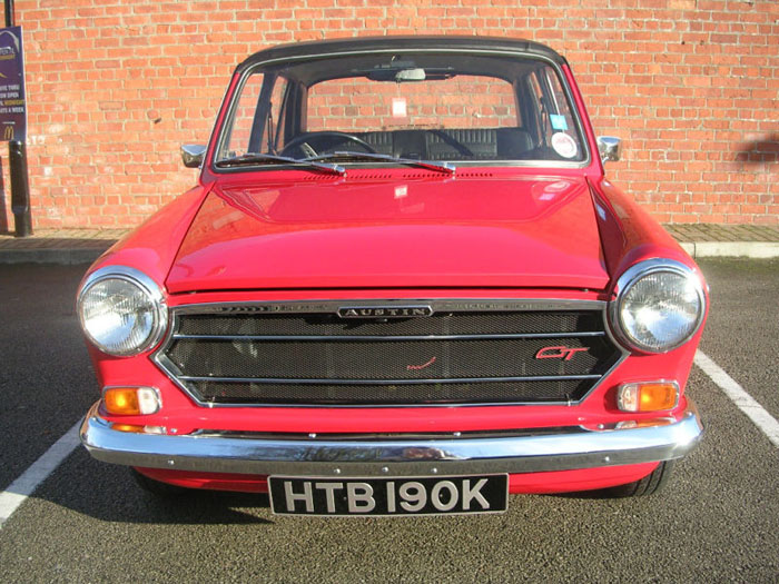 1971 austin 1300 gt flame red 2