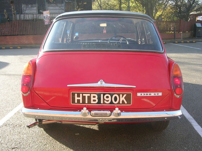 1971 austin 1300 gt flame red 4