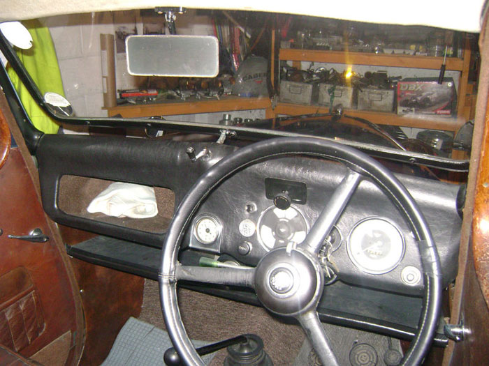 austin eight 1939 classic car dashboard