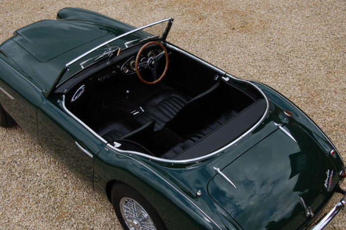 1959 austin healey 3000 bt7 mk1 interior