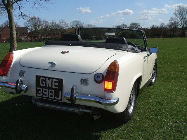 austin healey sprite white 3