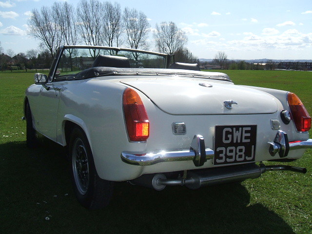 austin healey sprite white 4