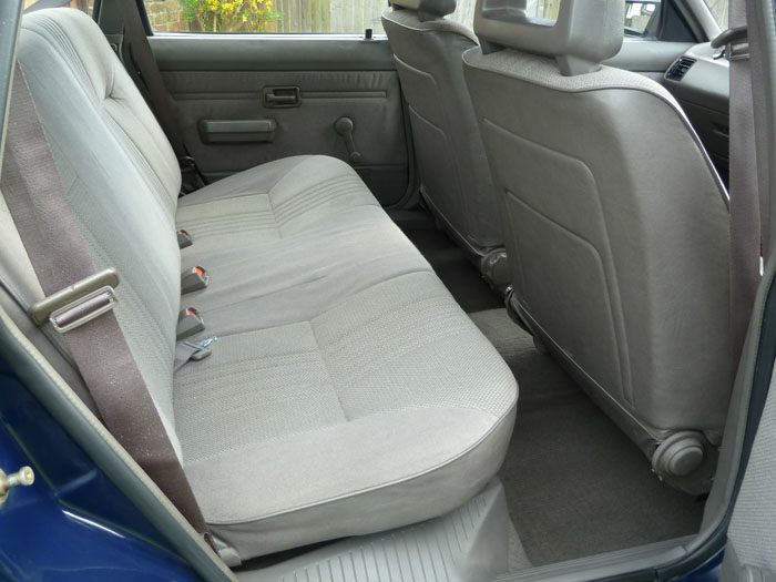 1987 Austin Maestro City X Rear Interior