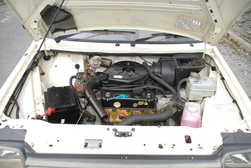 1986 Austin Metro Mk2 City X Engine Bay