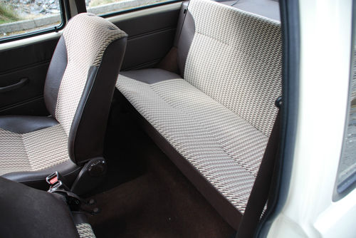 1986 Austin Metro Mk2 City X Rear Interior