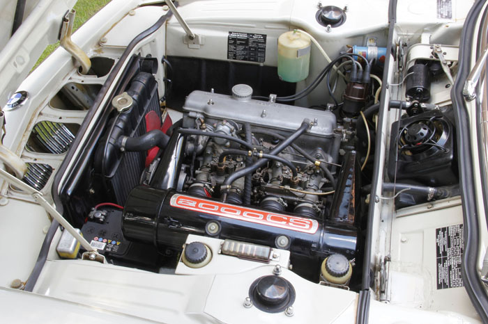1968 BMW 2000CS Coupe Engine Bay