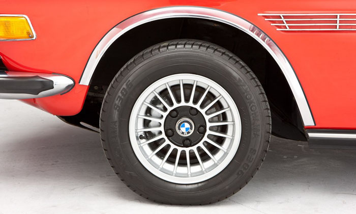 1973 bmw 3.0 csl verona red wheel