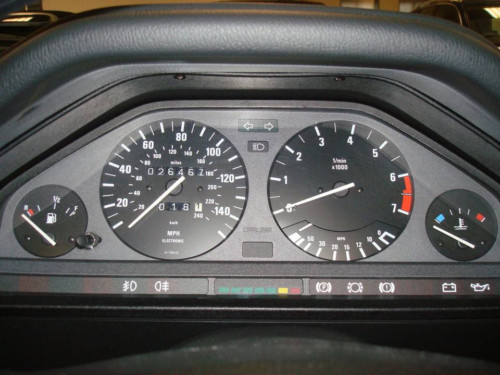 1991 bmw 3 series e30 318i convertible auto dashboard