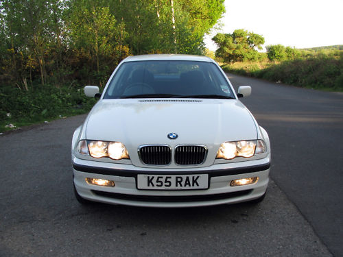 1999 bmw 323i se white front