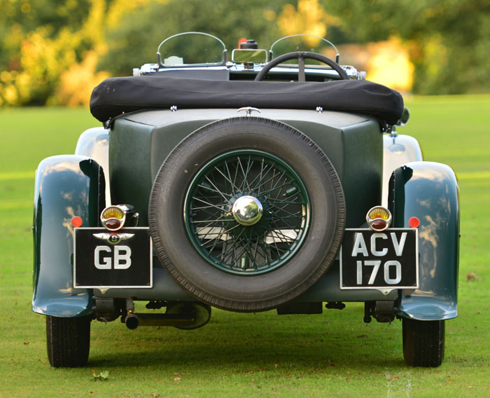 1934 Bentley 3.5 Litre Derby Back