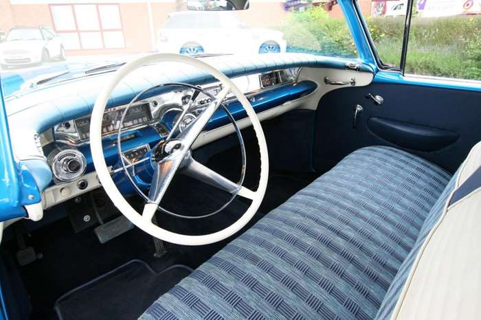 1958 Buick Century Front Interior Dashboard Steering Wheel