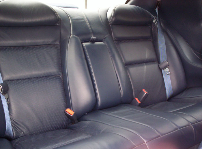 1997Cadillac Eldorado Biaritz Coupe Rear Seats