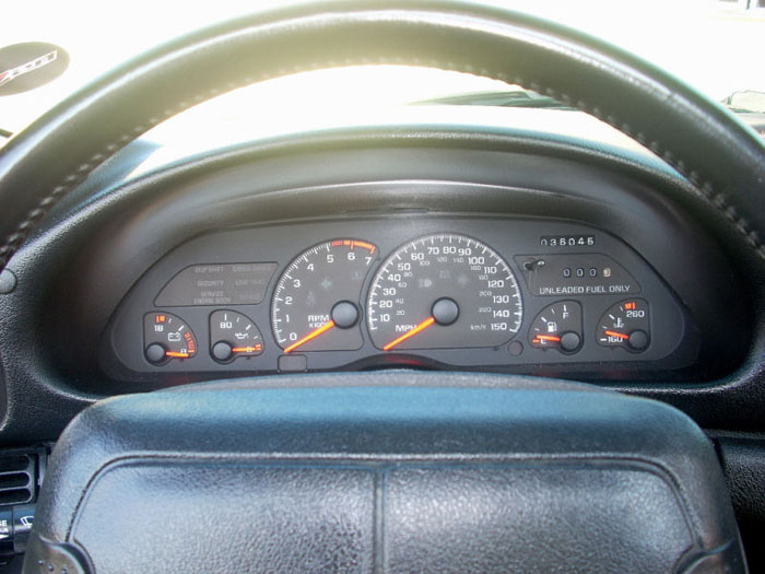 1994 chevrolet camaro z28 t-top dashboard