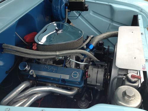 1955 chevy pick up engine bay