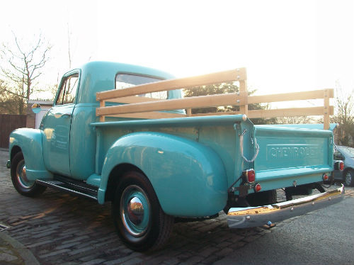 1951 chevrolet thriftmaster 3100 stepside bodied pick up 2