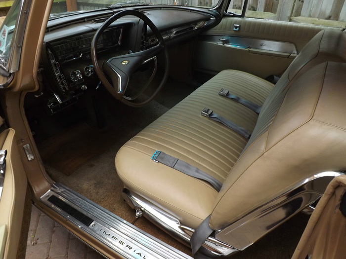 1963 Chrysler Imperial Custom Hardtop Front Interior