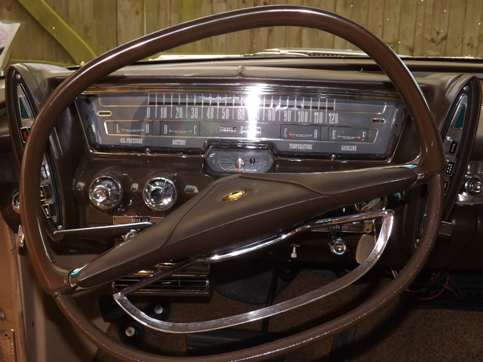 1963 Chrysler Imperial Custom Hardtop Steering Wheel Dashboard