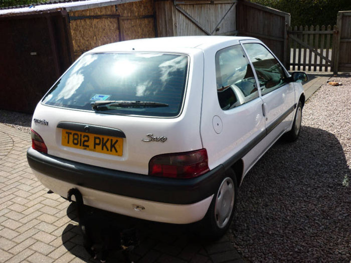 1999 citroen saxo white 3