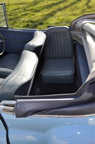 1956 Daimler Drophead Coupe Rear Seat