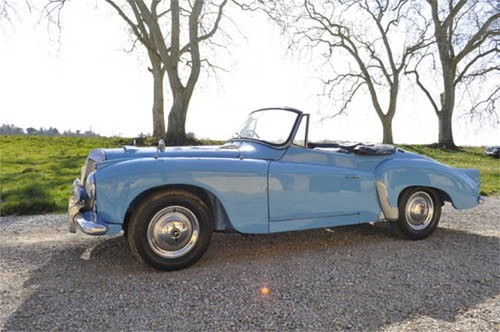 1956 Daimler Drophead Coupe Side Roof Off
