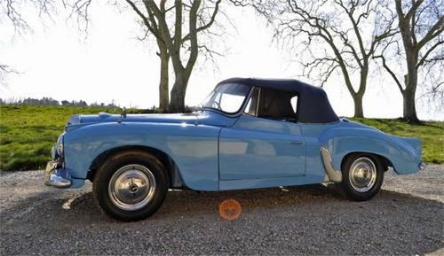 1956 Daimler Drophead Coupe Side Roof On