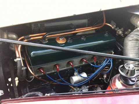 1955 daimler regency ii engine bay