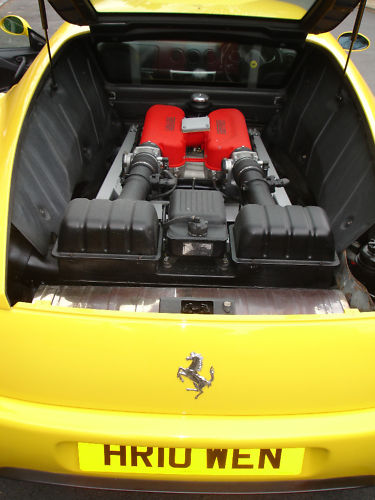 1999 ferrari 360 modena f1 engine bay