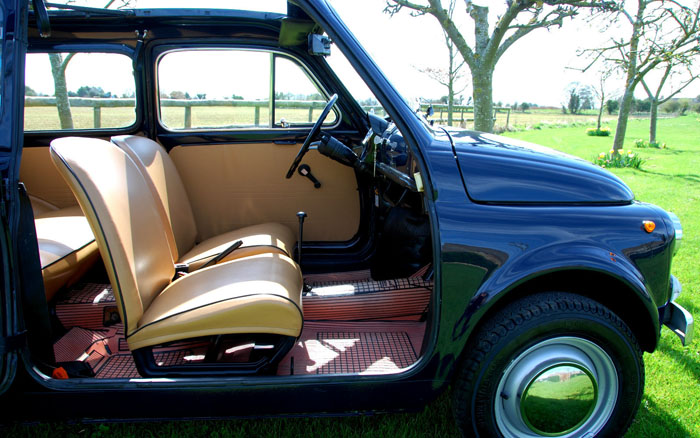 1973 Fiat 500 Giardiniera Estate Front Interior