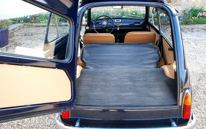 1973 Fiat 500 Giardiniera Estate Interior Back
