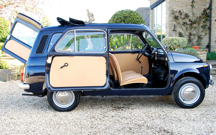 1973 Fiat 500 Giardiniera Estate Side Doors Open