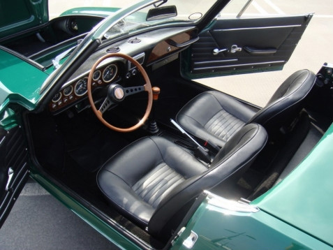 1967 fiat 850 bertone spider convertible interior