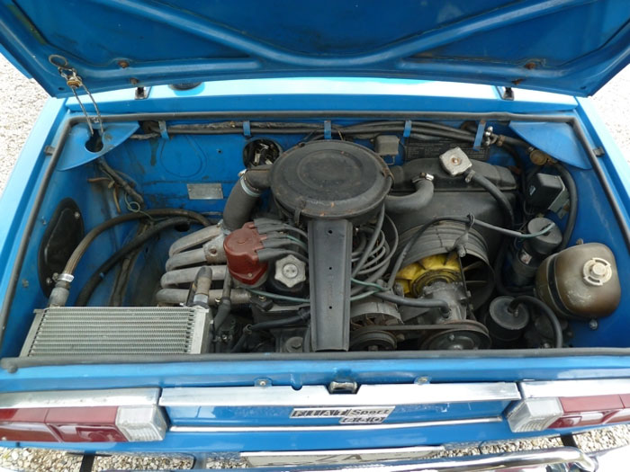 Fiat 850 Sport Spyder Engine Bay