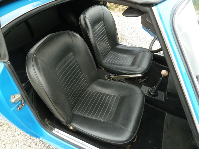 Fiat 850 Sport Spyder Interior
