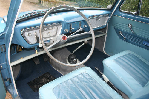 1963 Ford Anglia 105E Deluxe Combi Estate Interior Dashboard Steering Wheel