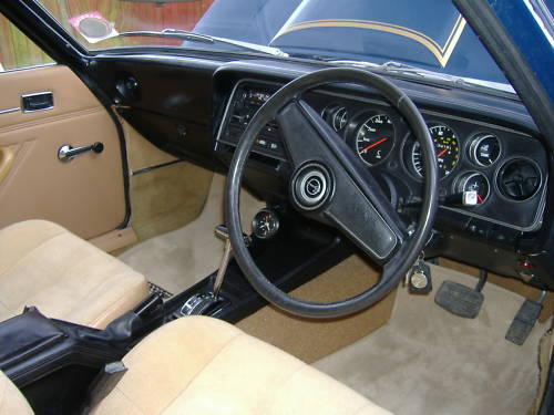 ford mark 1 capri 2.0 ltr gt auto interior