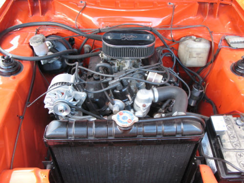 1970 ford capri 3000gt engine bay