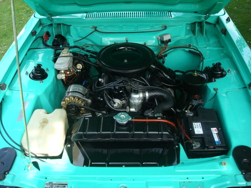 1978 Ford Capri Mk3 3.0S Engine Bay