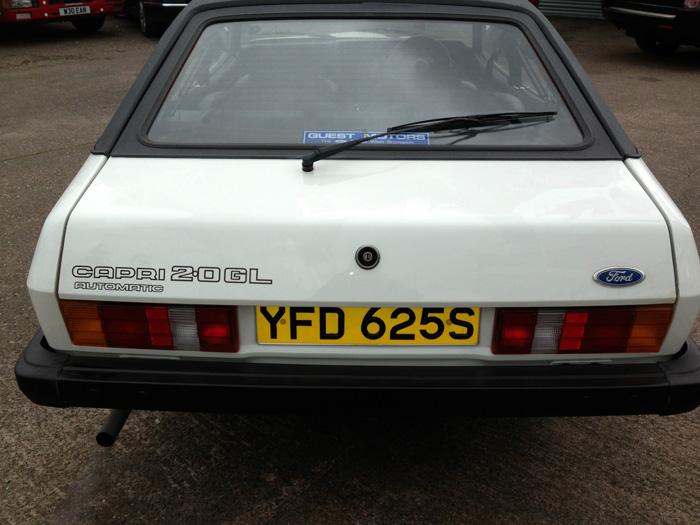 1978 Ford Capri MK3 2.0 GL Back