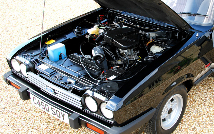 1985 Ford Capri MK3 2.0 Laser Engine Bay