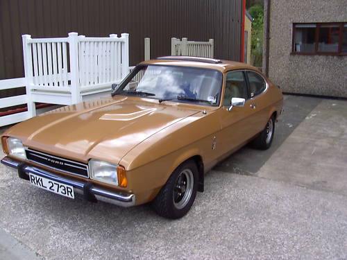 1976 ford capri ii ghia auto gold manual 1