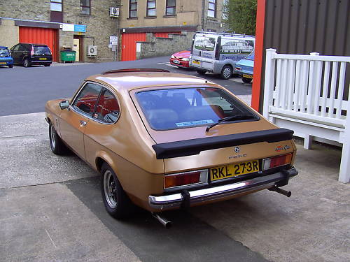 1976 ford capri ii ghia auto gold manual 2