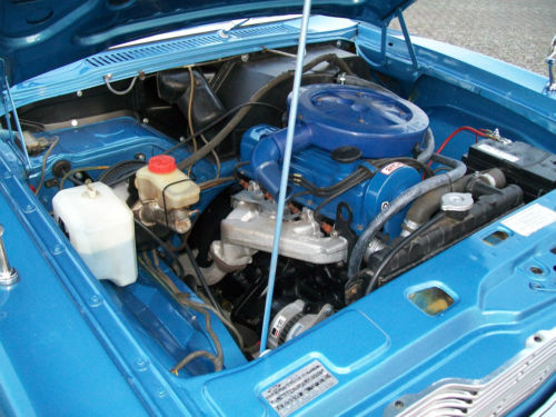 1972 Ford Cortina MK3 2000 XL Engine Bay