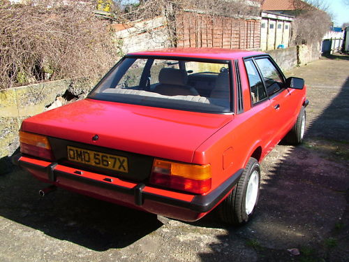 1982 ford cortina mk5 2 door 2.8 v6 back