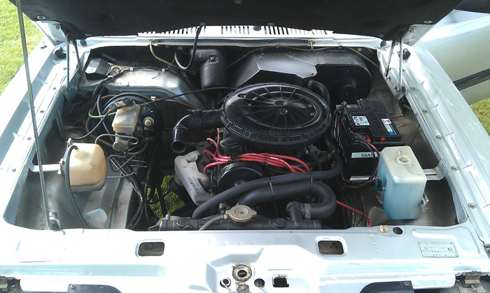 1982 Ford Cortina MK5 2.0 GL Engine Bay