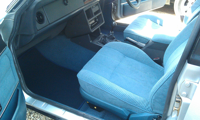 1982 Ford Cortina MK5 2.0 GL Front Interior