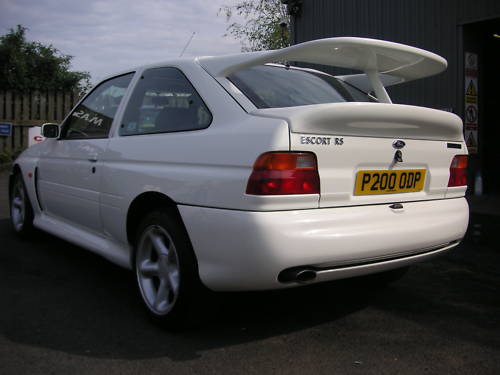 1996 ford escort rs cosworth white 3