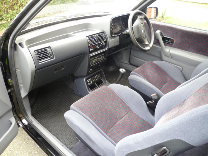 1986 Ford Escort MK4 XR3i Front Interior 1