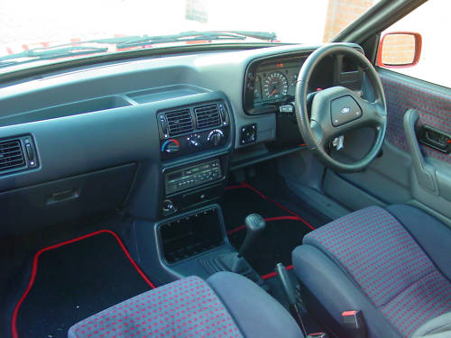 1987 ford escort mk4 xr3i interior
