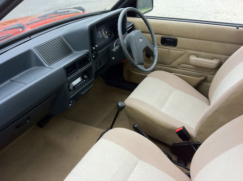 1982 ford escort mk3 1.1 l interior 1