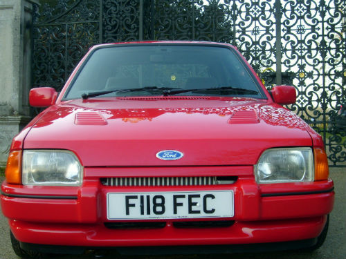 1989 ford escort 1.6 rs turbo front 2